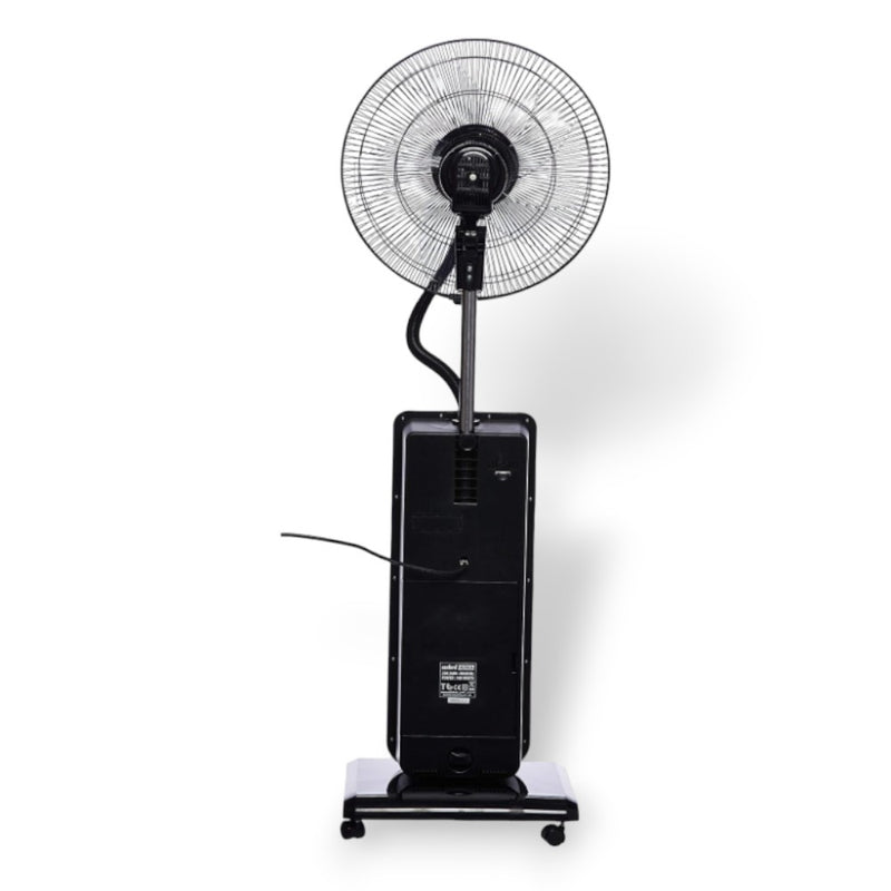 Ventilatore 5 pale e ruote con nebulizzatore 100W e diffusore di aromi display led Nebuly
