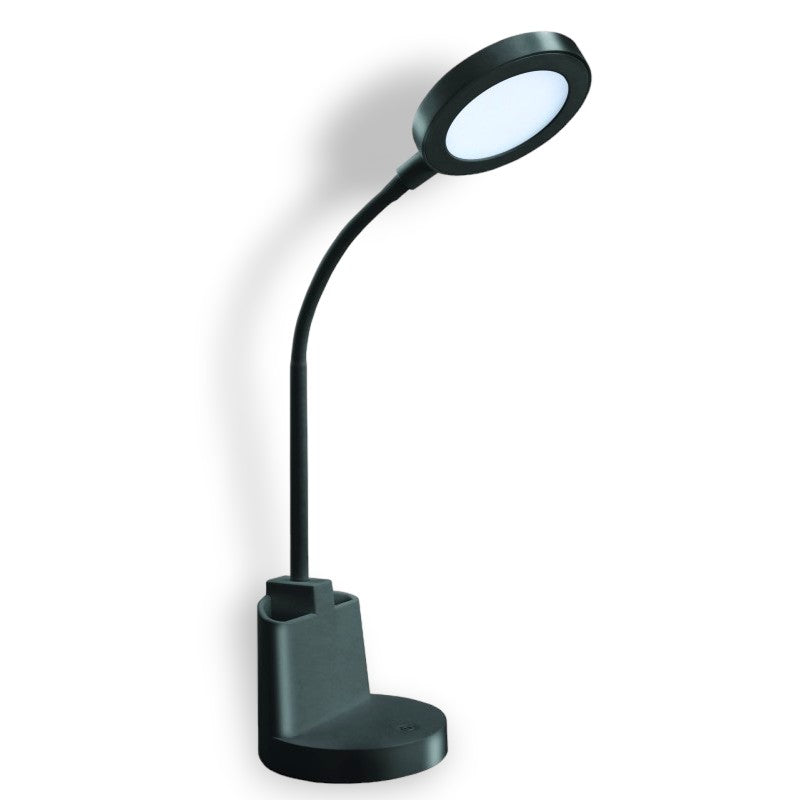 Lampe de table LED moderne 4000K avec interrupteur tactile et 3 puissances lumineuses Swan