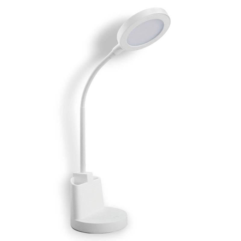 Lampe de table LED moderne 4000K avec interrupteur tactile et 3 puissances lumineuses Swan