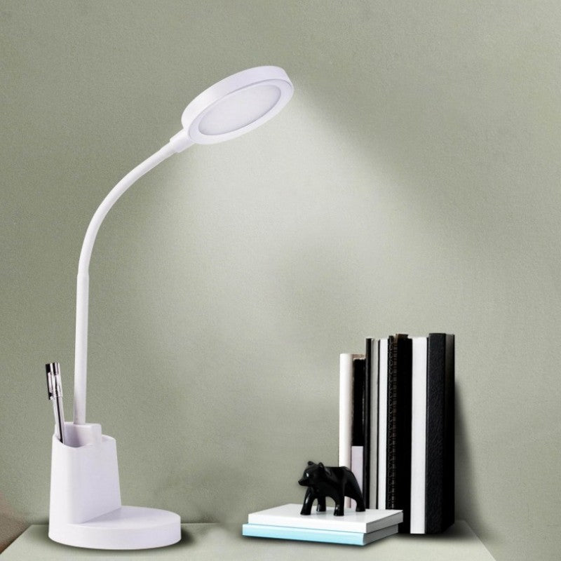 Lampe de table LED moderne 4000K avec interrupteur tactile et 3 puissances lumineuses Swan