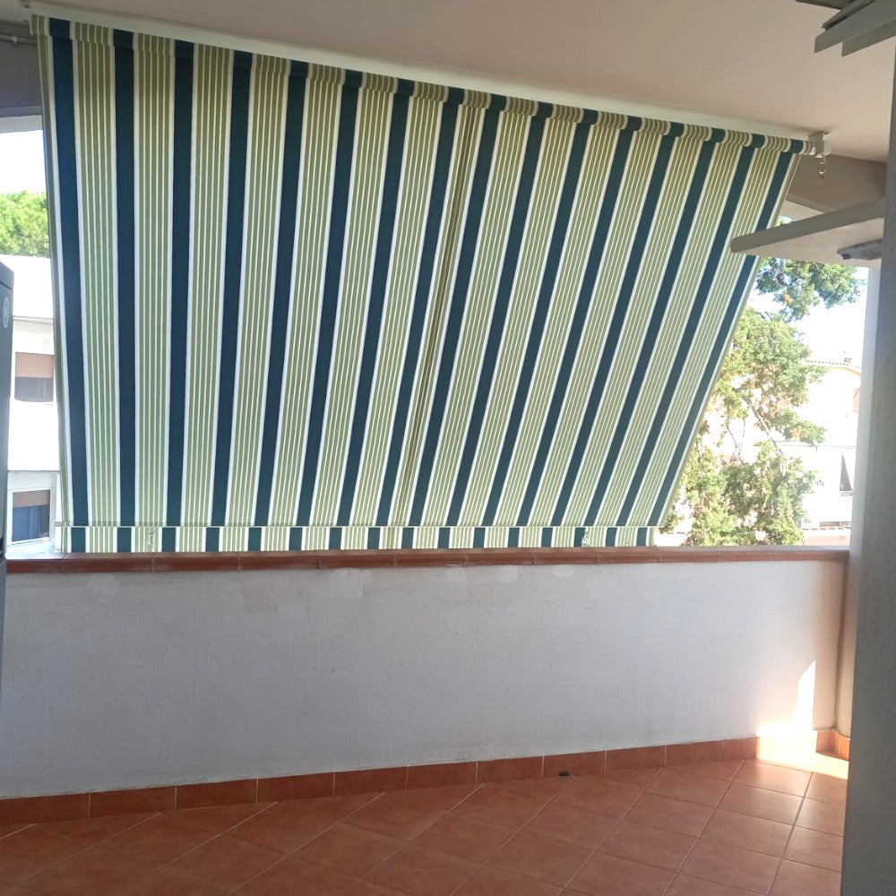 Auvent d'ombrage 250x250 cm pour extérieur