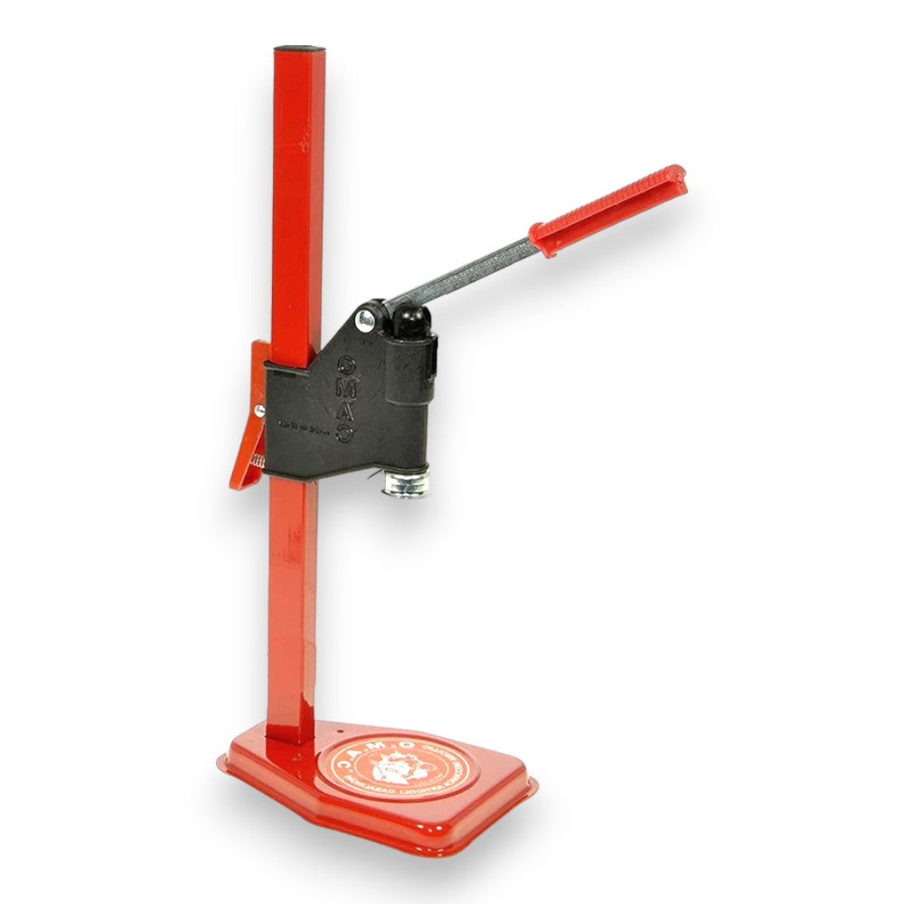 Boucheuse manuelle avec verrouillage des trous pour capsules couronnes sur bouteilles de transformation de tomates OMAC