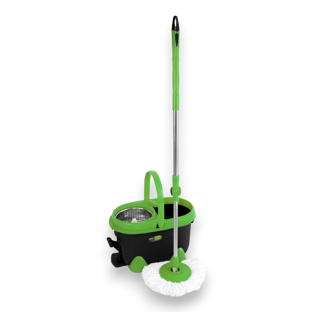 Seau à vadrouille pour le nettoyage des sols avec panier rotatif pour tous types de sols Spin Mop 360 GiòStyle 