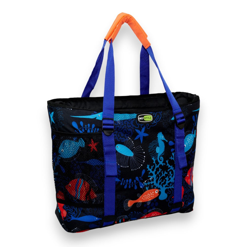 Sac isotherme 24 litres avec décoration florale estivale en polyester Boxy+ GiòStyle