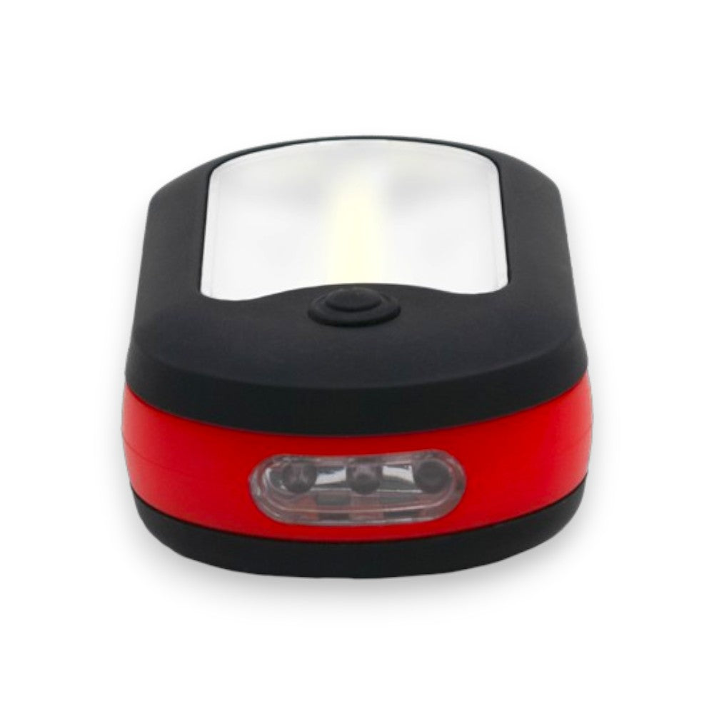 Torcia lampada portatile led 2W con gancio orientabile e magnete posteriore per campeggio e lavori notturni Century Funny