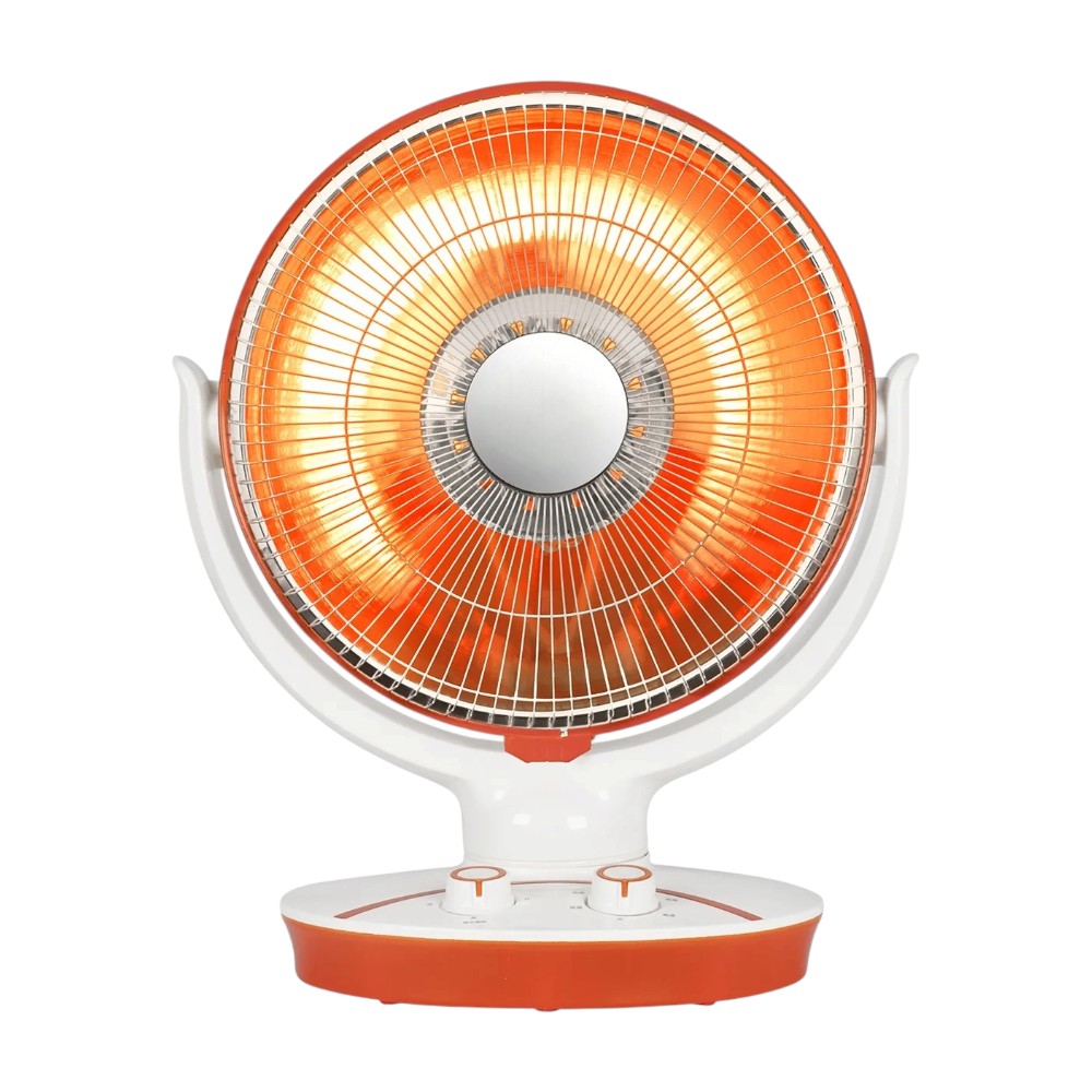 Stufa alogena riscaldatore a parabola Ø41 cm 1100W con potenza regolabile