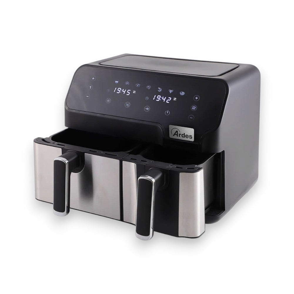 Friggitrice ad aria 1700W con doppio cestello e display touch Eldorada Dual