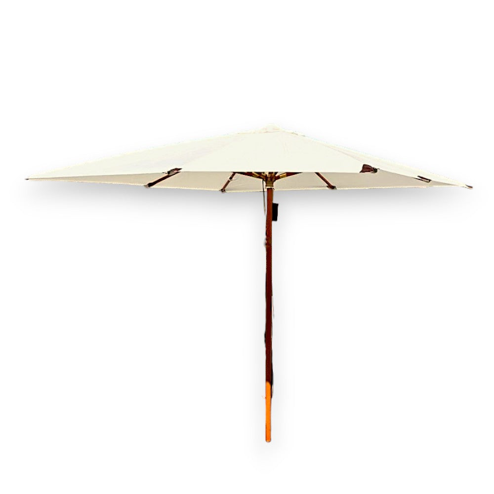 Parasol de jardin en bois à arceau déperlant avec poulies 3x3 m Sun Top Exclusive