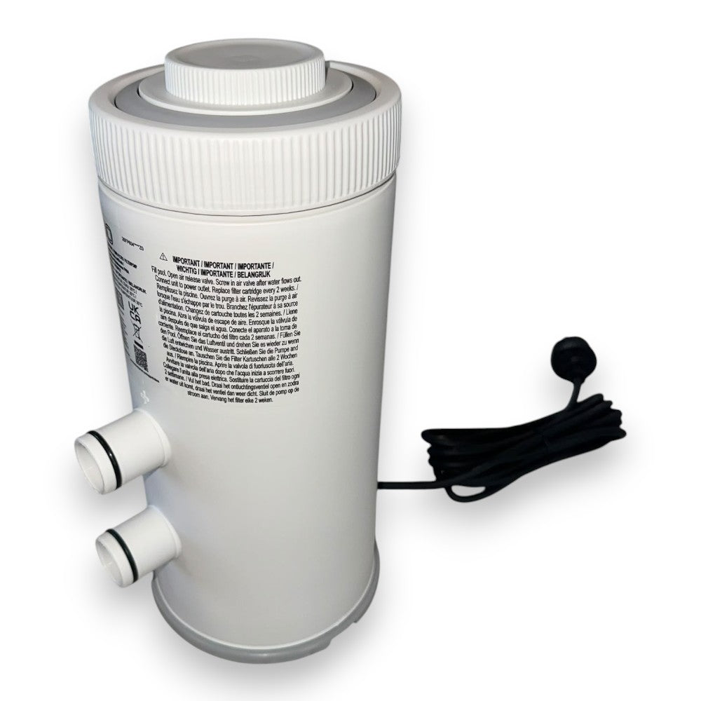 Pompe avec filtre à cartouche pour piscines jusqu'à 6 500 litres - poids 3,60 kg (28604)