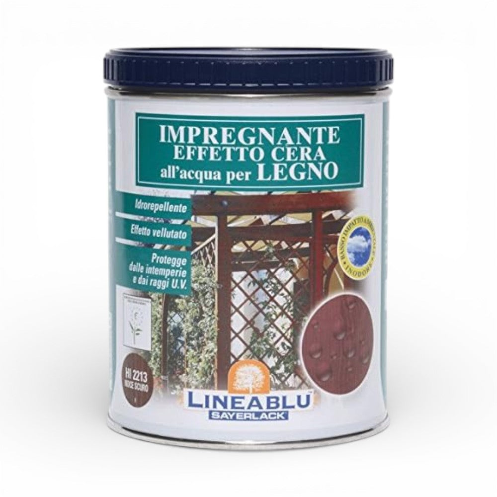 Imprégnant à base d'eau effet cire pour bois pour extérieur - HI 2210 transparent 750 ml