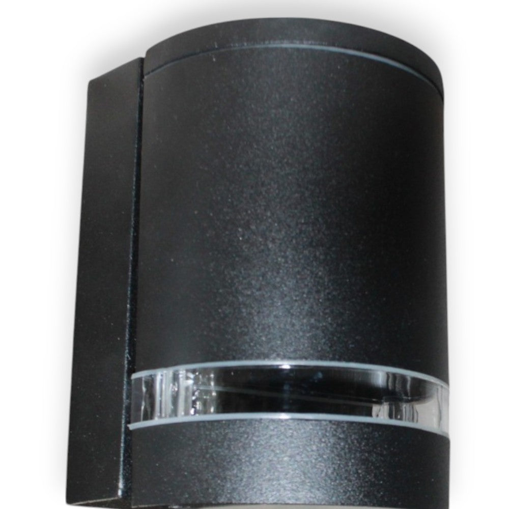 Lanterne murale d'extérieur en aluminium noir H15cm Collection Whiskey Garden Deluxe