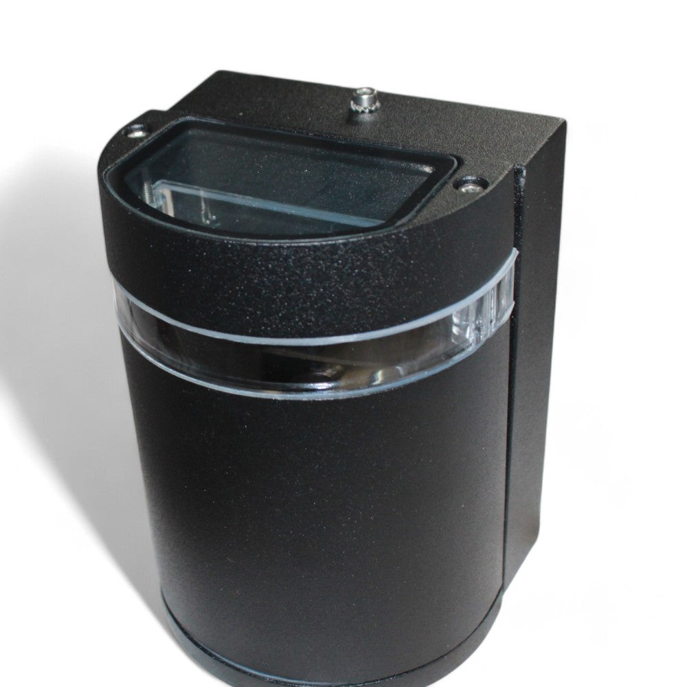 Lanterne murale d'extérieur en aluminium noir H15cm Collection Whiskey Garden Deluxe