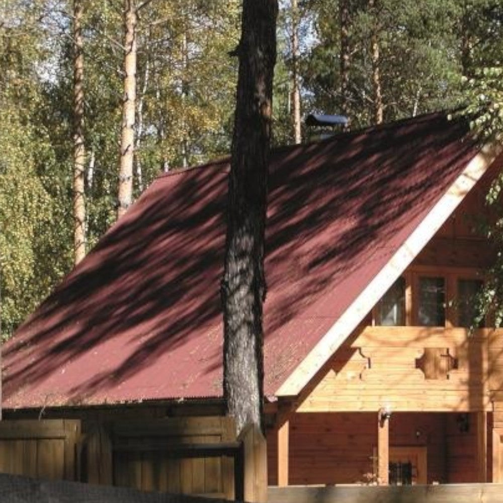 Lastre ondulate in fibra bitumata 85.5x200 cm per tettoie e coperture