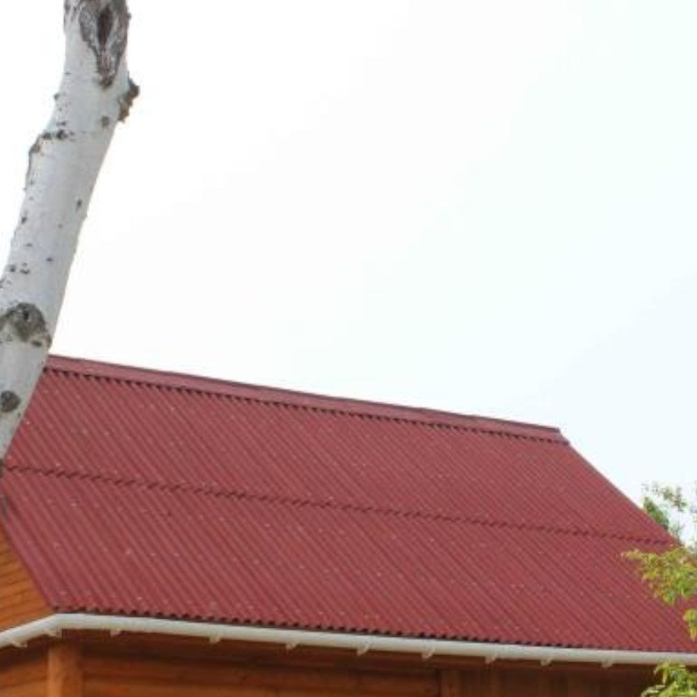 Lastre ondulate in fibra bitumata 85.5x200 cm per tettoie e coperture