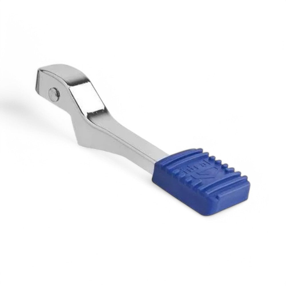 Rubinetto leva a pedale a pavimento copripedale in ottone fuso blu