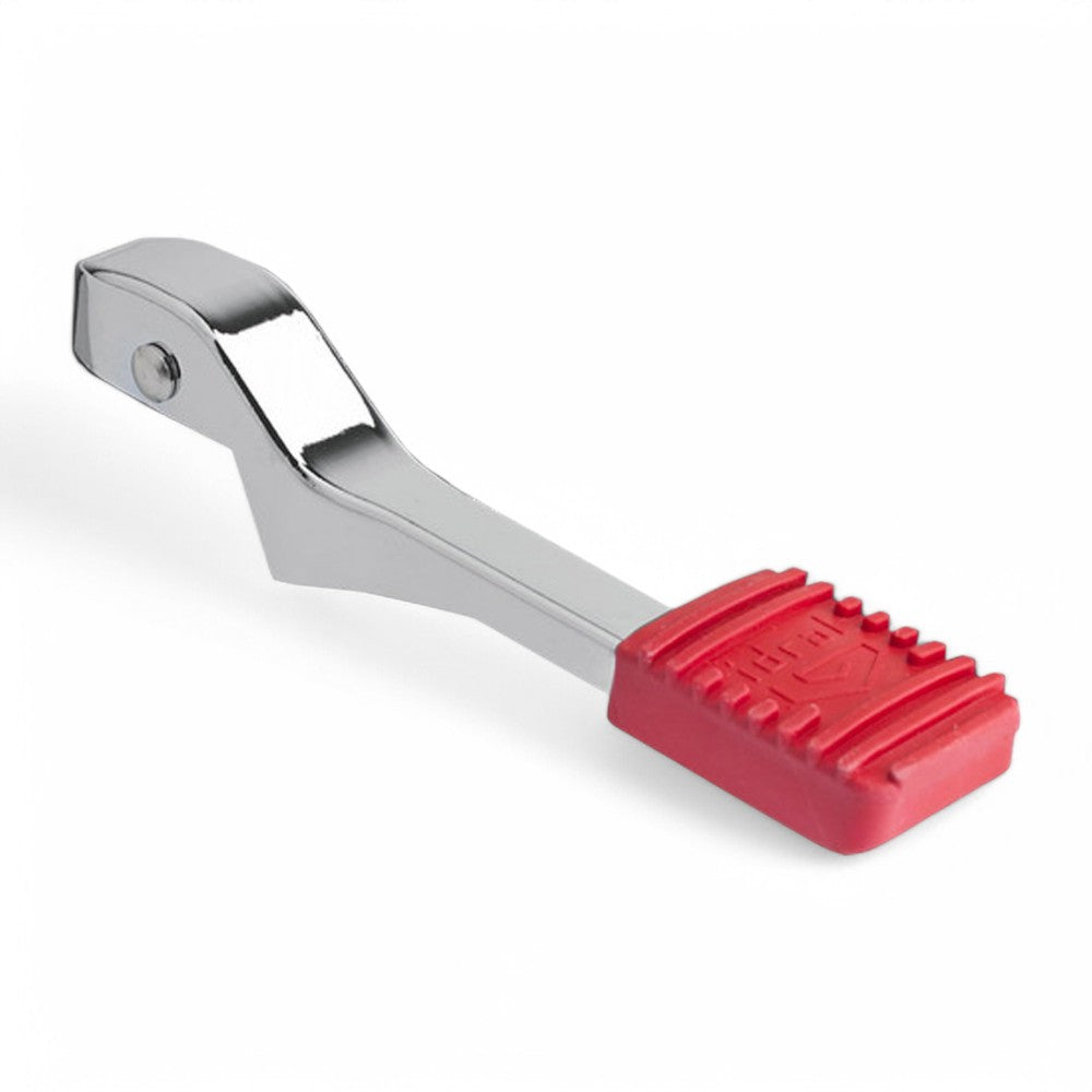 Rubinetto leva a pedale a pavimento copripedale in ottone fuso rosso