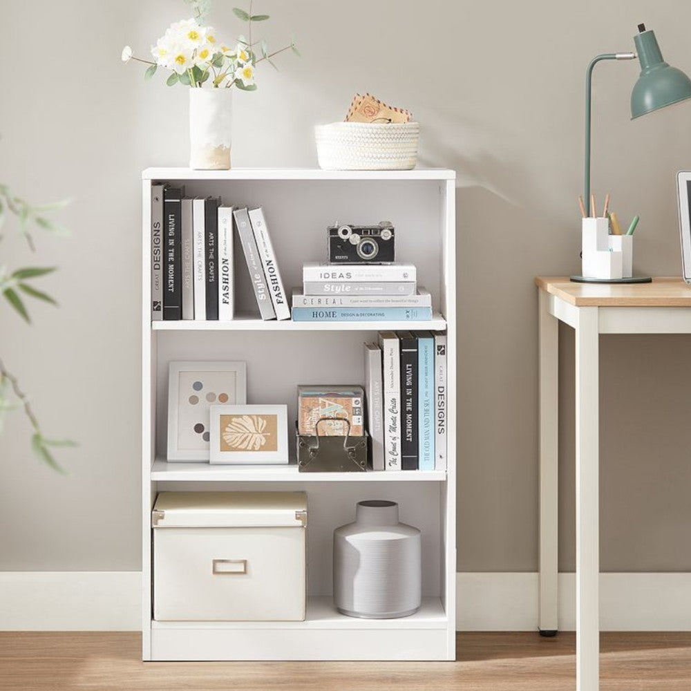 bibliothèque blanche 'linea 2' 58x25x110h cm