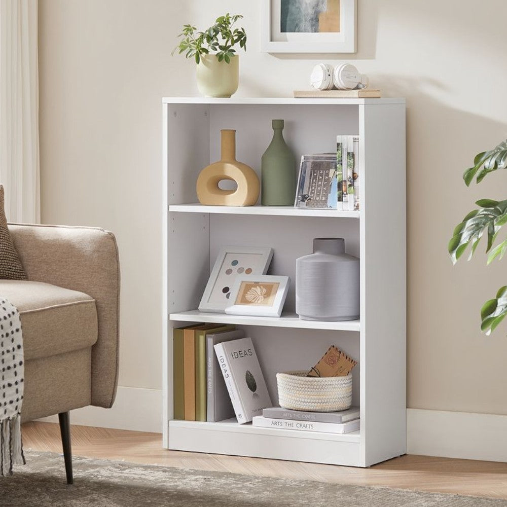 bibliothèque blanche 'linea 2' 58x25x110h cm