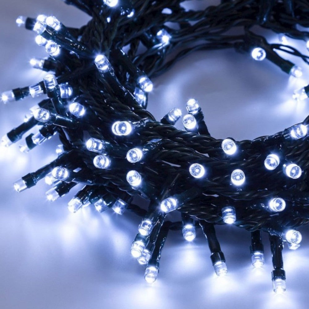 Luci catena natalizie lineare 480 led luce fredda