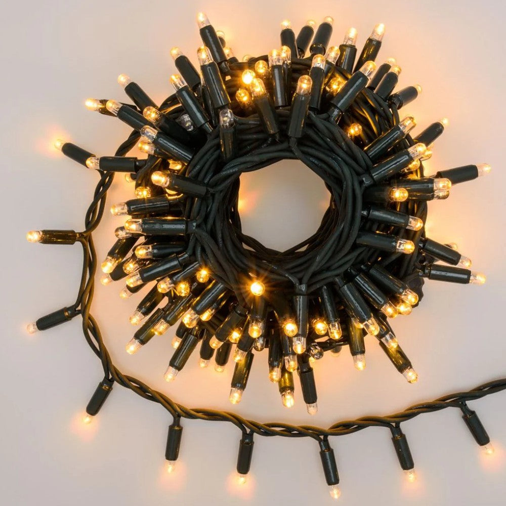 Luci catena natalizie lineare 480 led luce calda