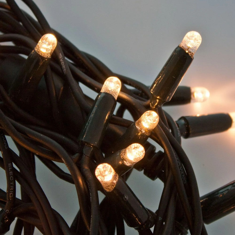 Luci catena natalizie lineare 480 led luce calda