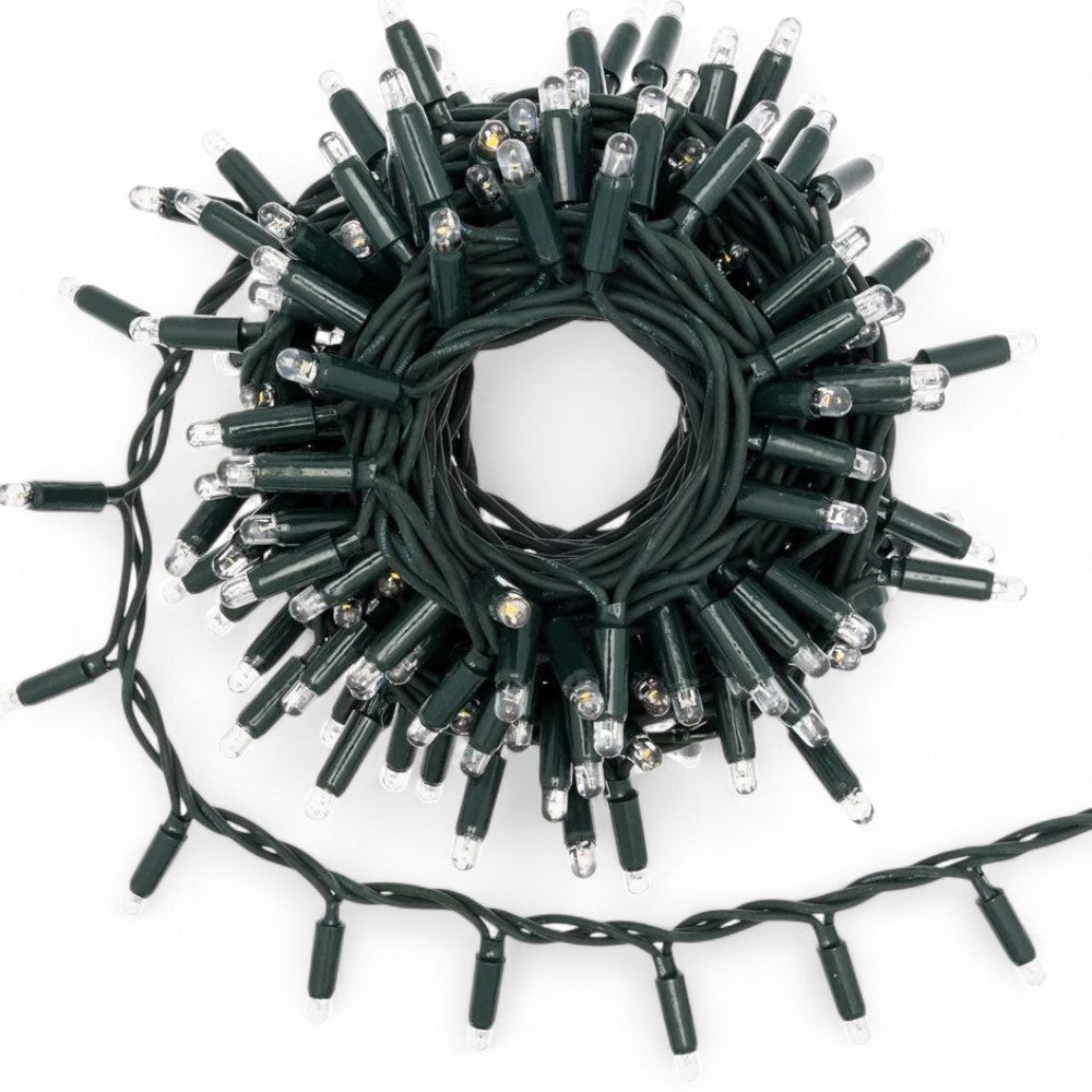 Luci catena natalizie lineare 480 led luce calda