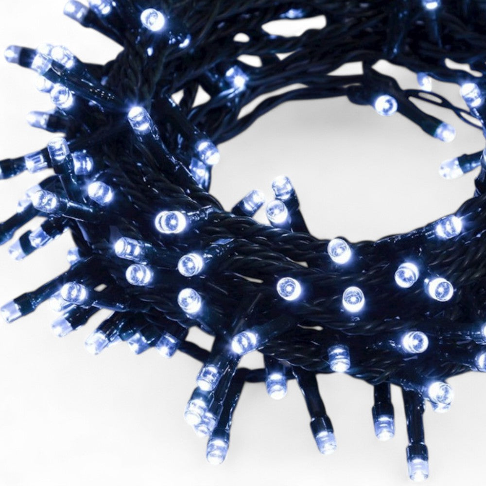 Luci catena natalizie lineare 1000 Led luce fredda