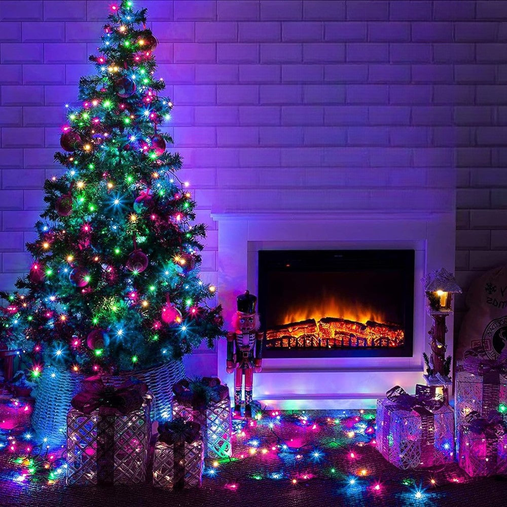 luci natale led 2in1 b c multicolore trasformatore controller 16 giochi luce cavo 4 metri