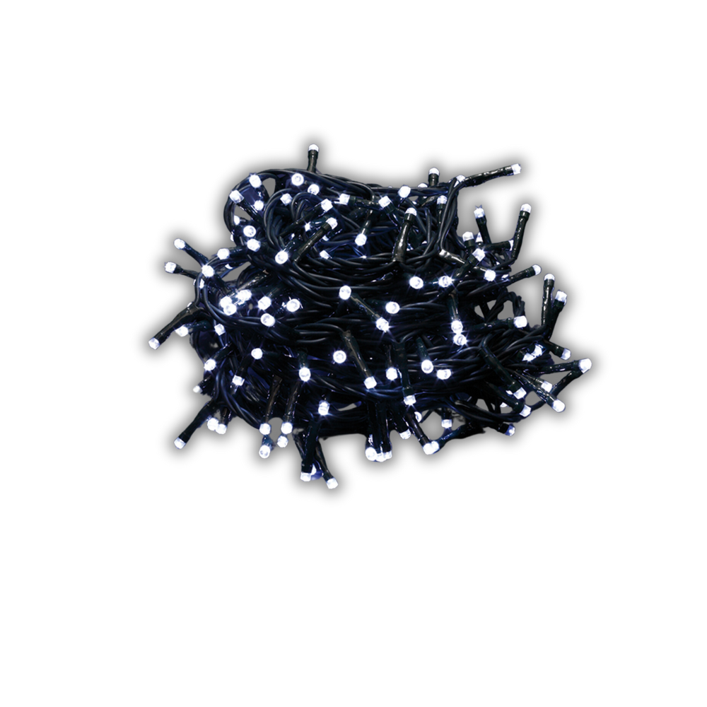 Luci catena natalizie lineare 1000 Led luce fredda
