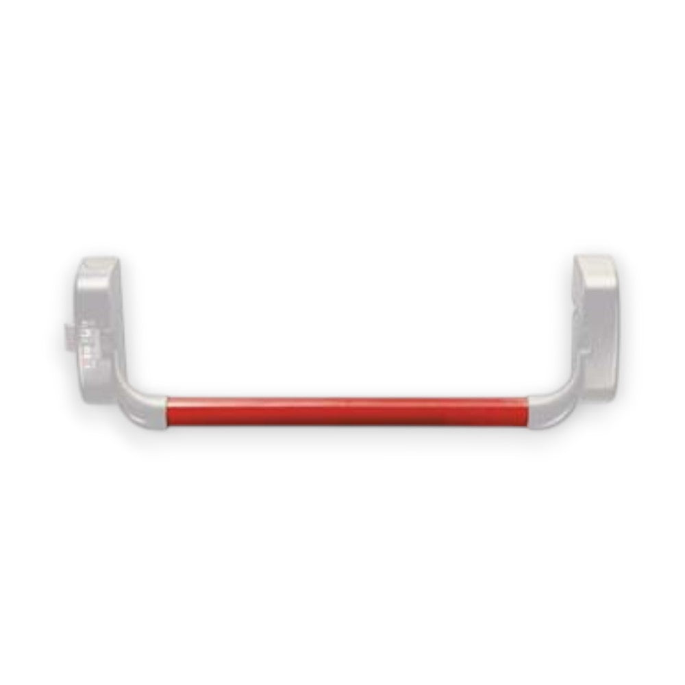 Barra ovale rossa per maniglioni antipanico 120 cm