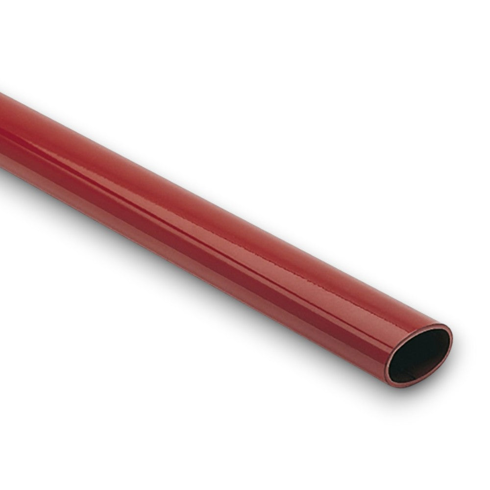 Barra ovale rossa per maniglioni antipanico 120 cm