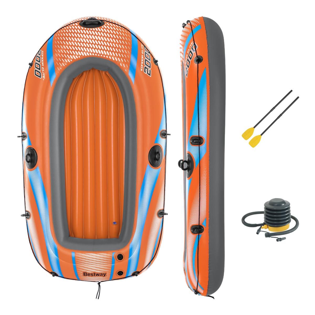 Canotto kayak gonfiabile in PVC con kit di riparazione 61141 Bestway