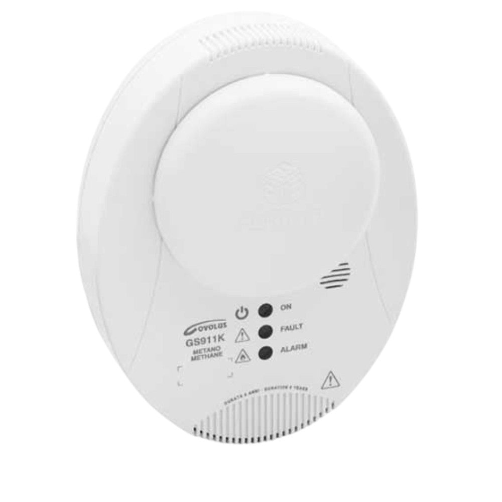 Minikit rilevatore di gas Gpl con elettrovalvola riarmo manuale e sensore catalitico 230V