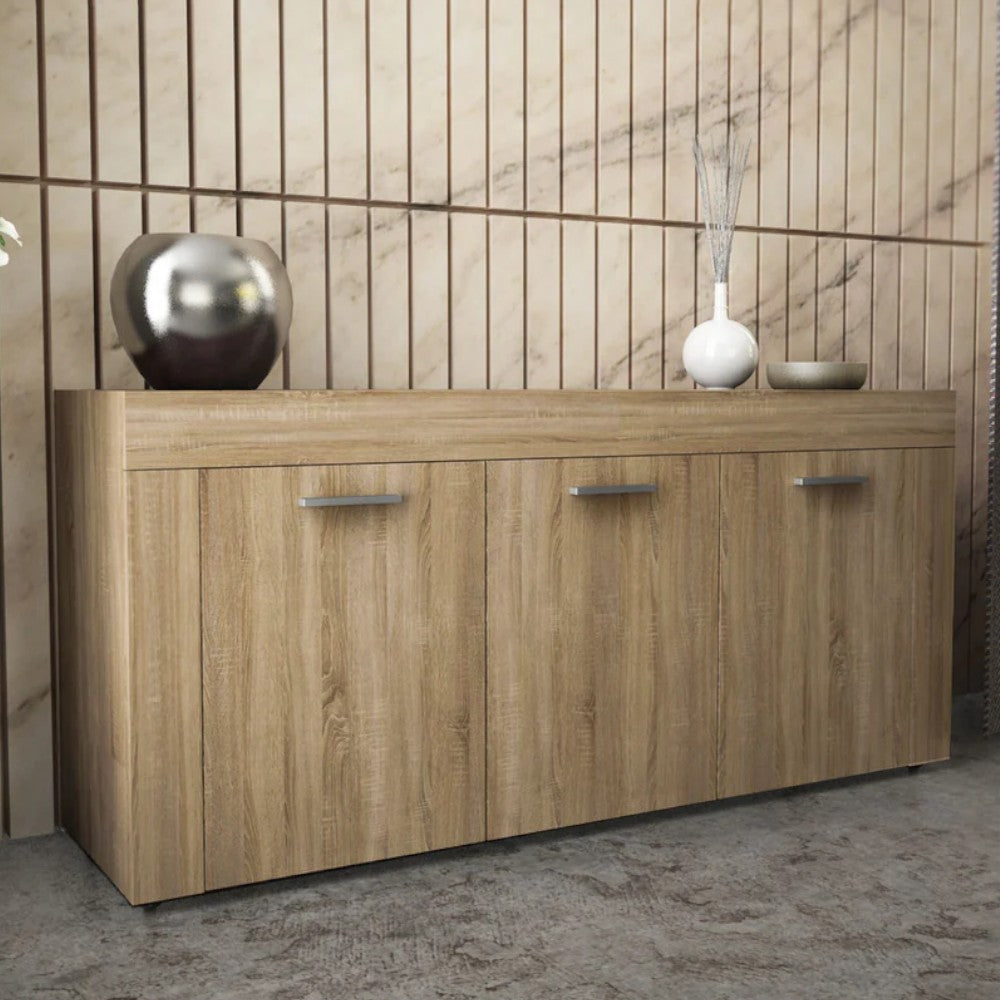 buffet 'sb8' chêne clair cm 150x40x81h