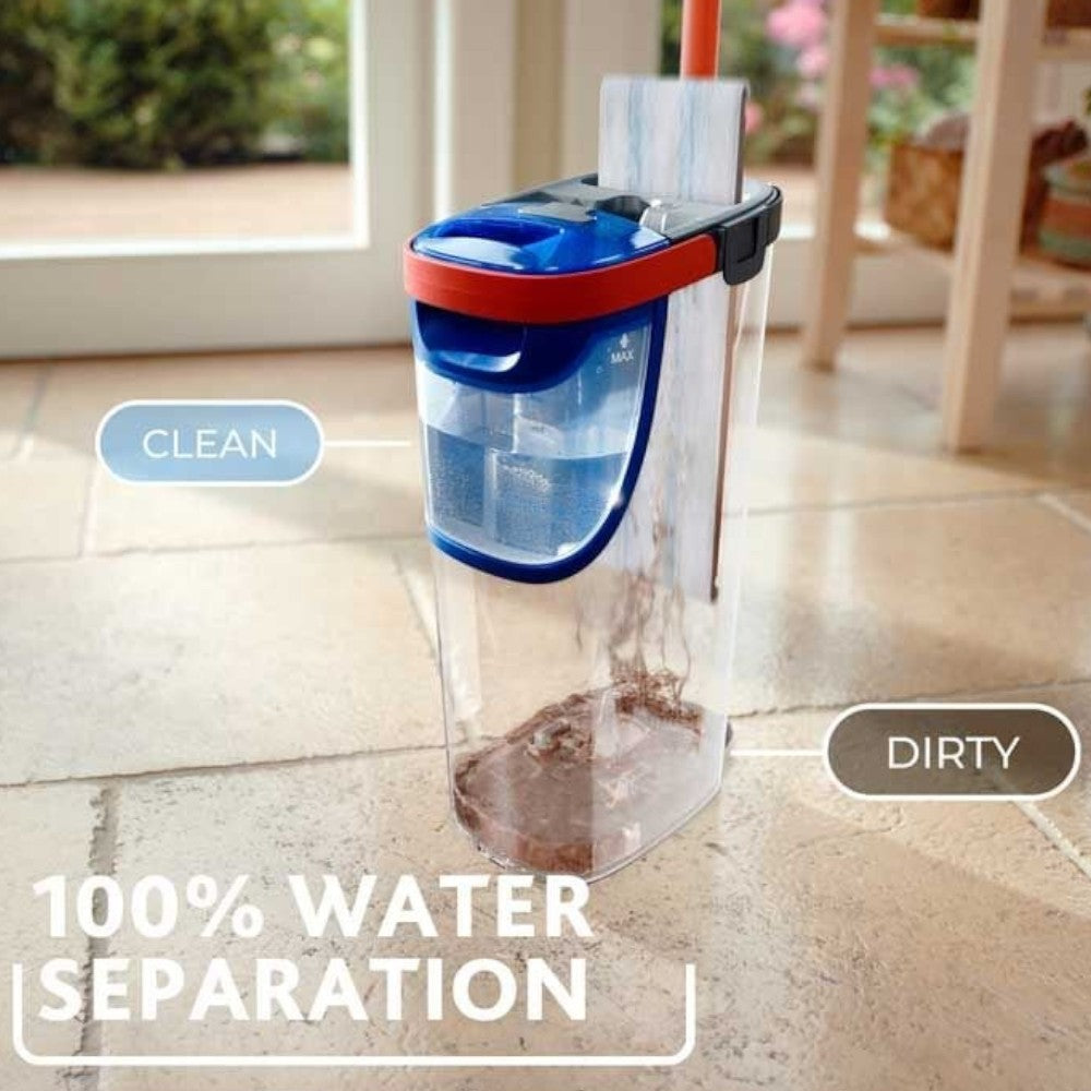Mop lavapavimenti a piastra piatta con sistema di raccolta e separazione moderno per acqua sporca Flatmop H2PRO Vileda