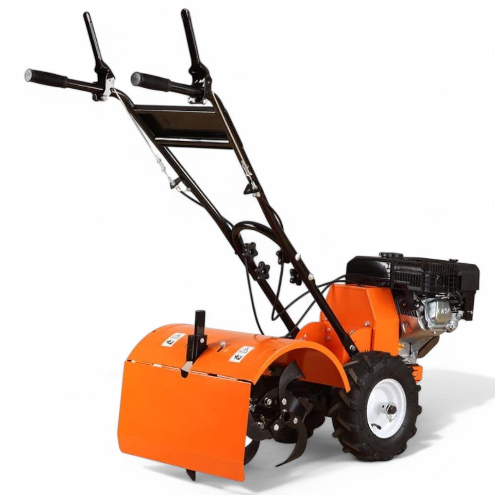 Motocoltivatore a scoppio 4 tempi 212 cc con cambio marcia e retromarcia 111x51,5x47 cm