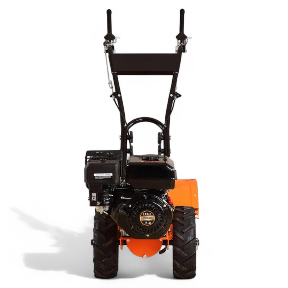 Motocoltivatore a scoppio 4 tempi 212 cc con cambio marcia e retromarcia 111x51,5x47 cm