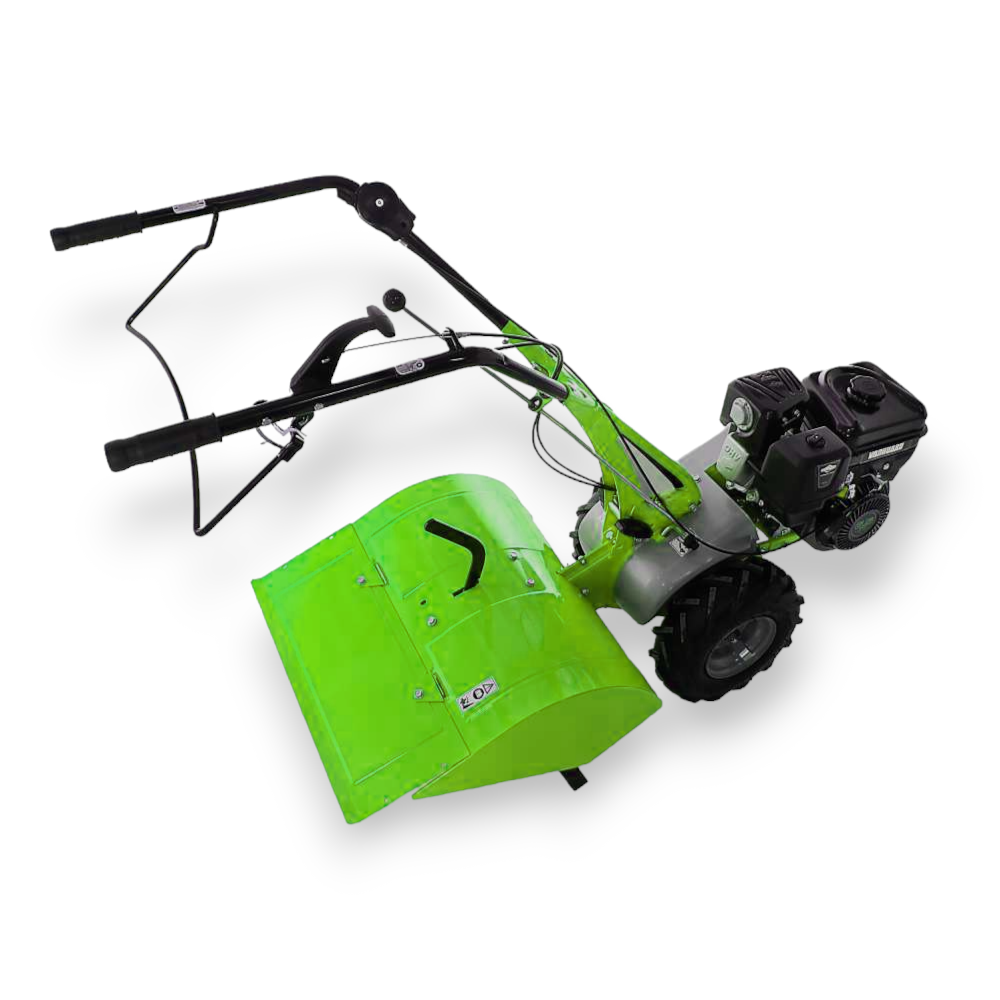 Tracteur automoteur à deux roues avec coupe-houe, moteur 5,5 CV, transmission avec marche arrière Green Cat Terra