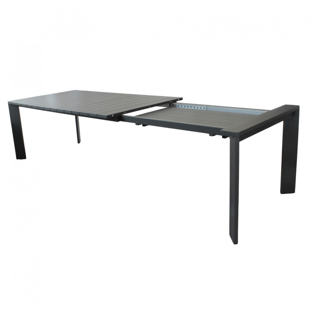 Tavolo allungabile con struttura in alluminio 200/250x100xH75 cm Brollin