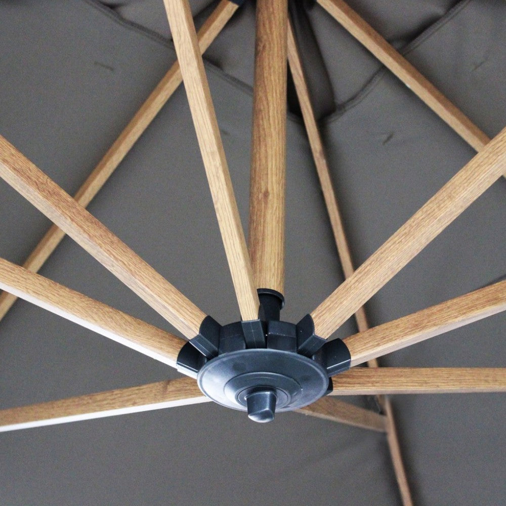 Mendel Parapluie Marron Effet Bois P/L 3 X 4 Taupe