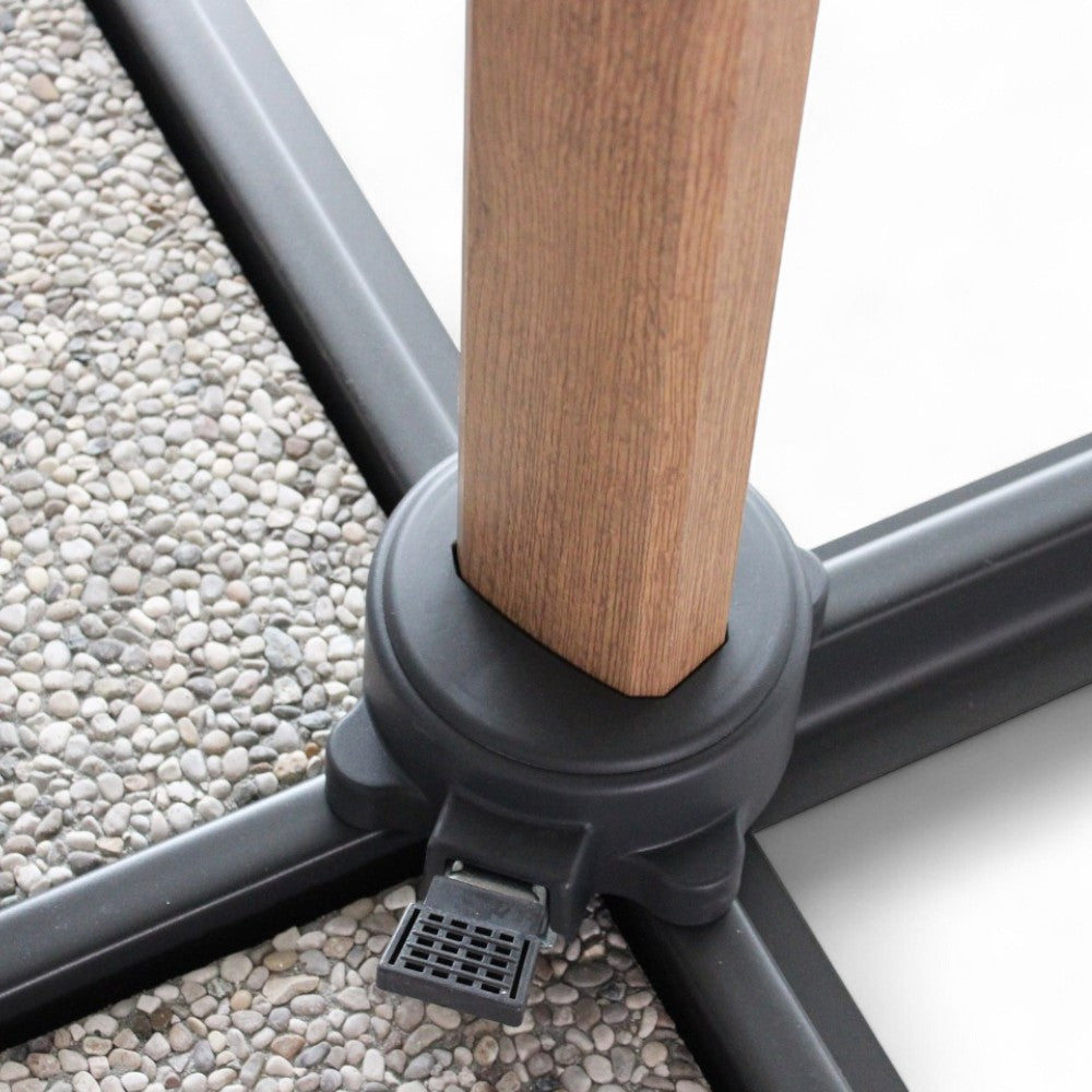 Mendel Parapluie Marron Effet Bois P/L 3 X 4 Taupe