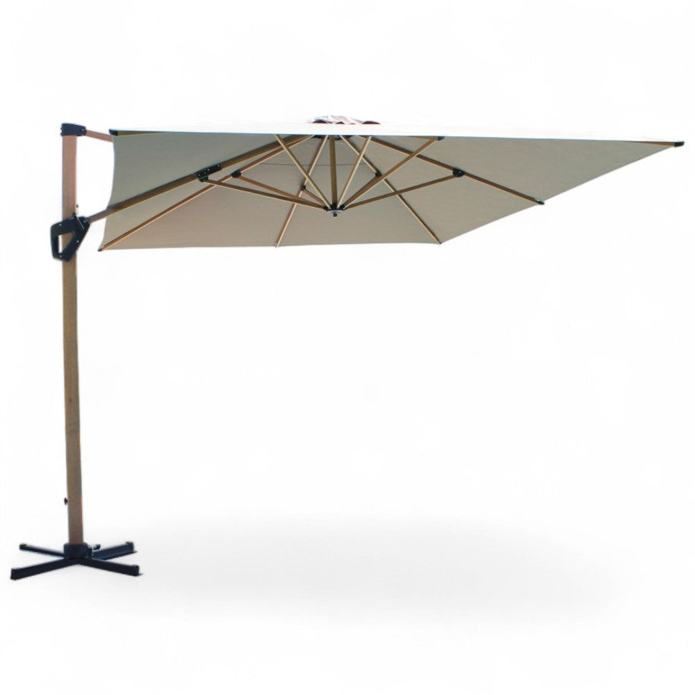 Mendel Parapluie Marron Effet Bois P/L 3 X 4 Taupe
