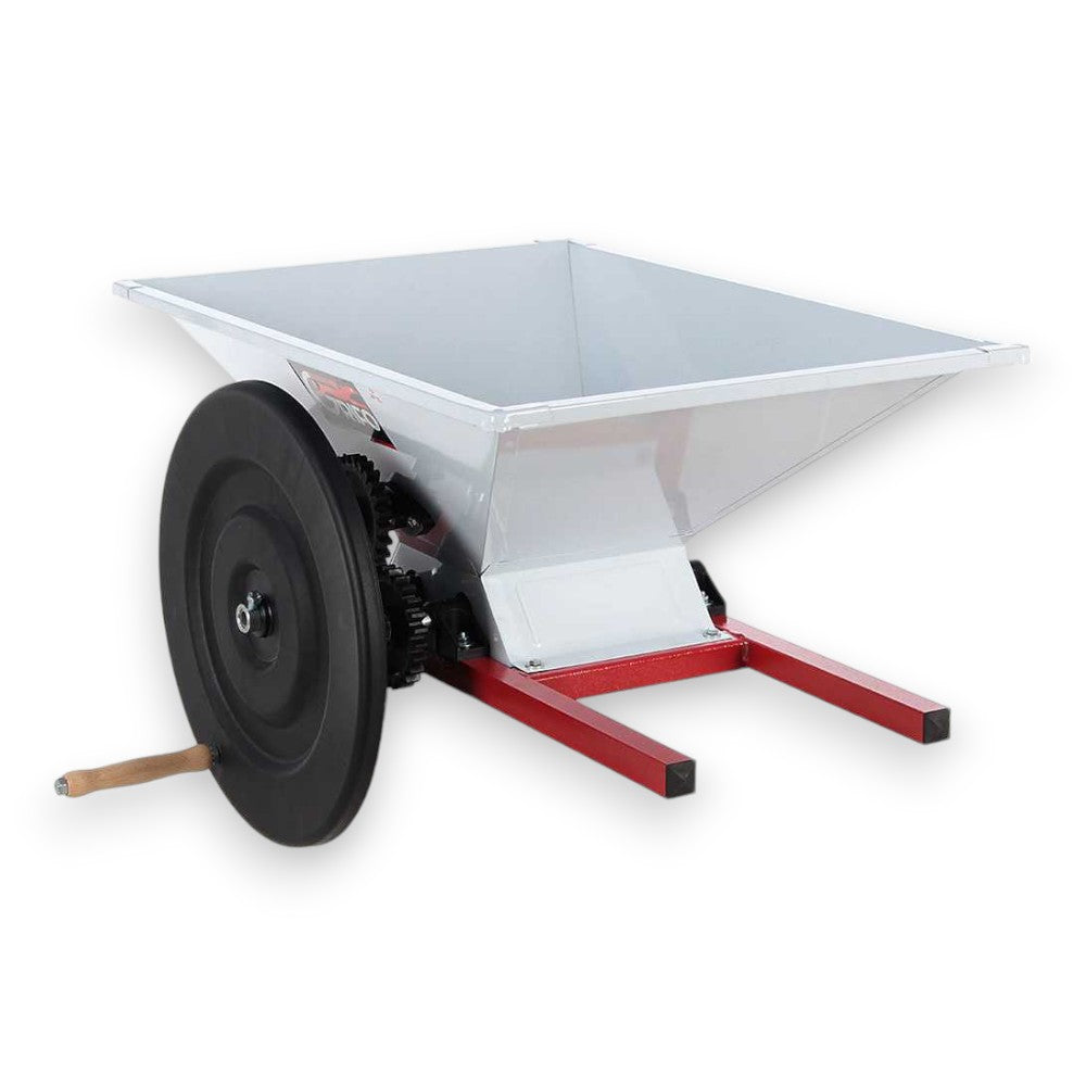 Broyeur manuel avec rouleaux en nylon pour le traitement du raisin