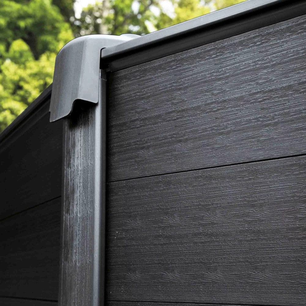 Piscine Rotonda "Gris Graphite" C/Tél. Transporteur avec pompe 478X124H cm. - capacité 16805 lt - poids 198,7 kg (26384)