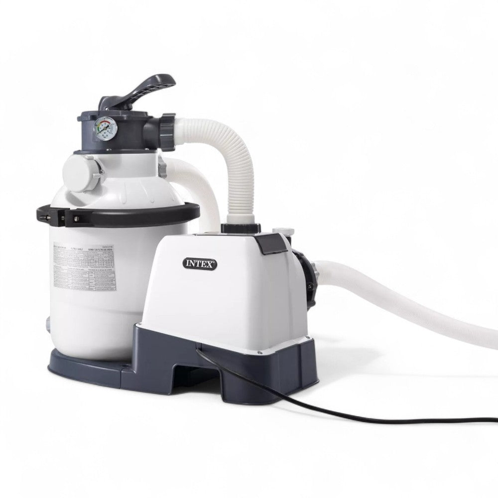 Piscine Rotonda "Gris Graphite" C/Tél. Transporteur avec pompe 478X124H cm. - capacité 16805 lt - poids 198,7 kg (26384)