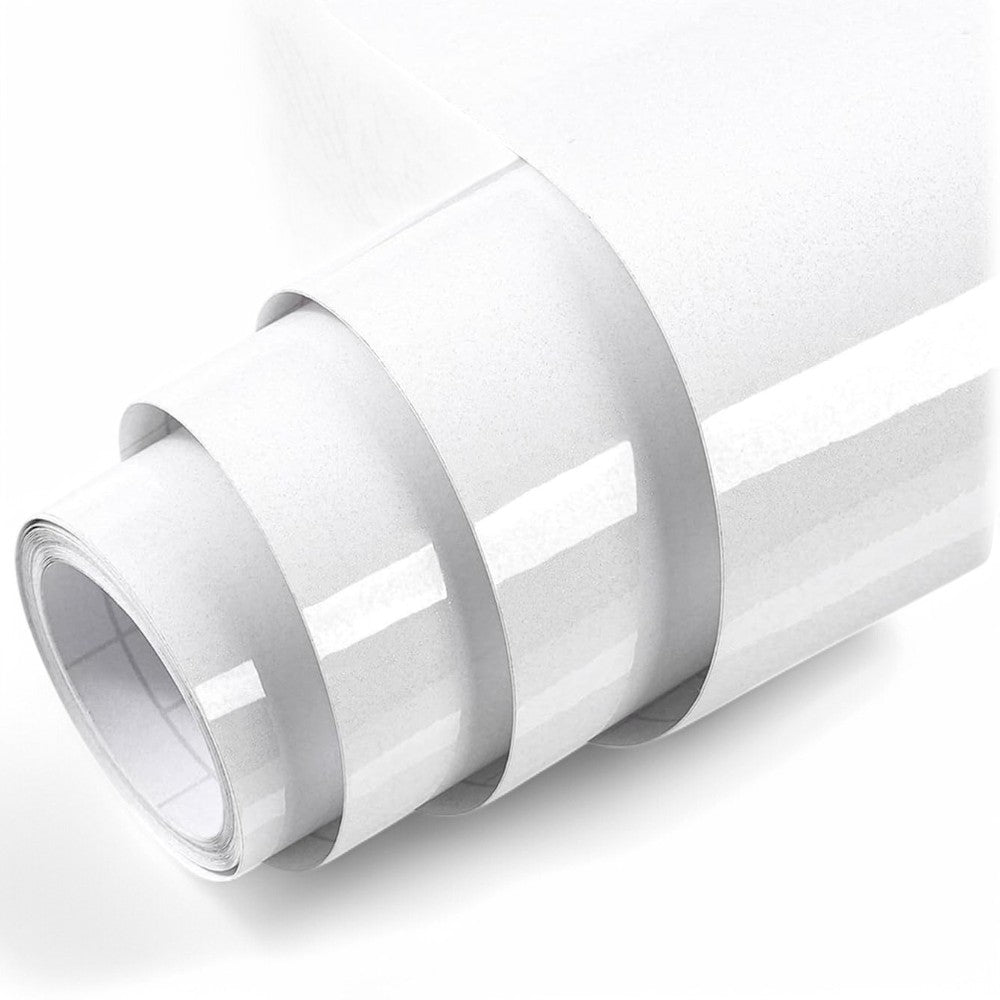 Plastique Adhésif Blanc Brillant (280-1273) - cm.45h. en rouleaux de 15 m