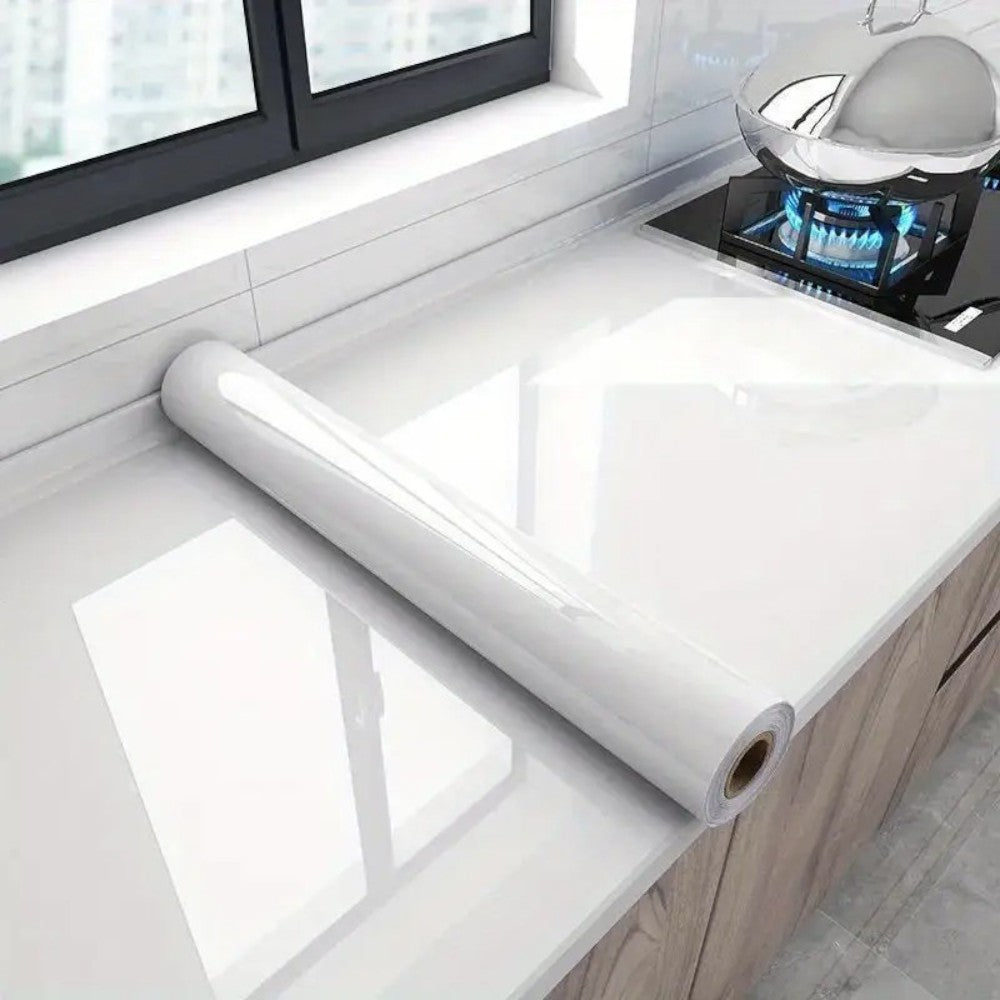 Plastique Adhésif Blanc Brillant (280-1273) - cm.45h. en rouleaux de 15 m