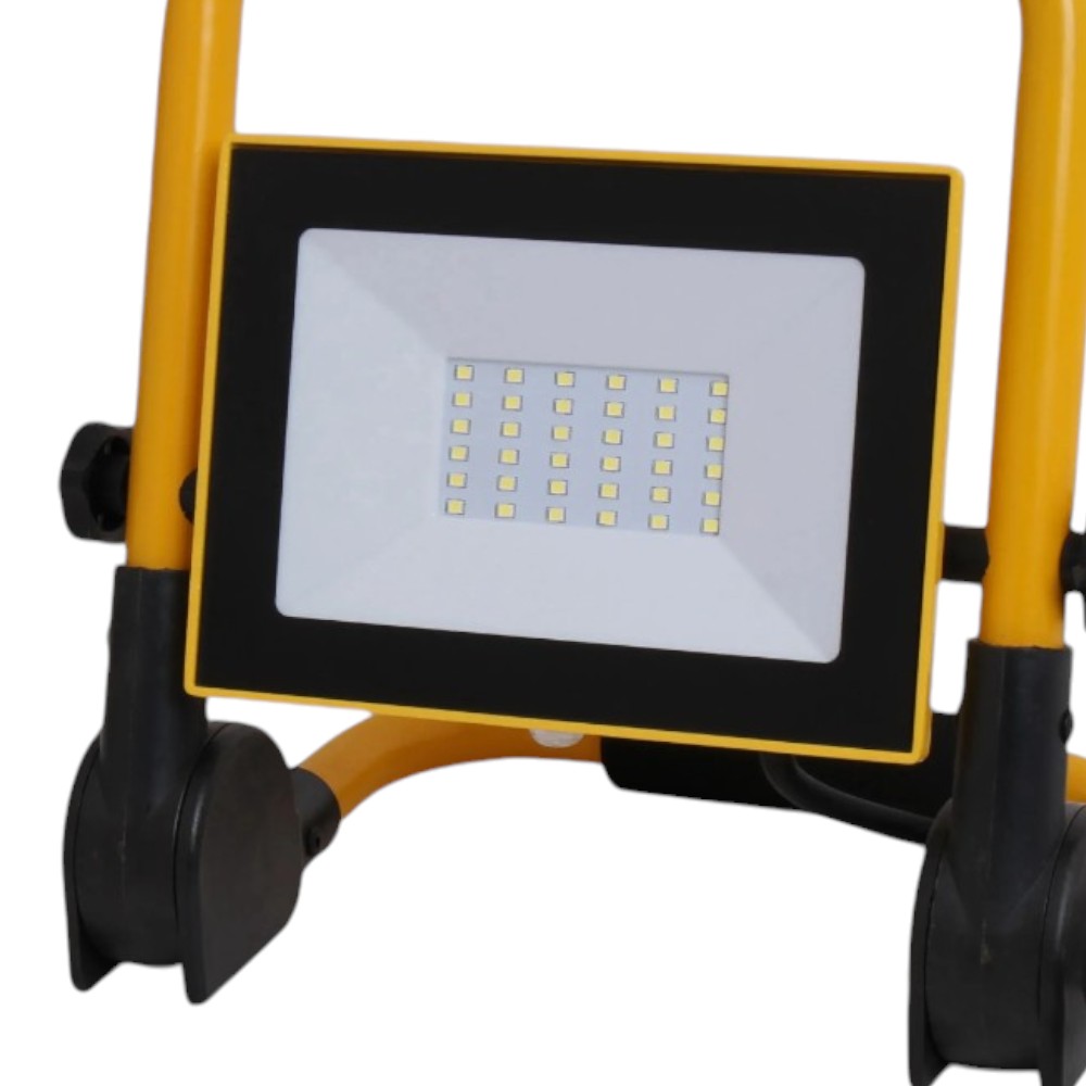 projecteur LED portable avec pied rabattable 'ideal star' 30w - 2550 lumen - 4500k