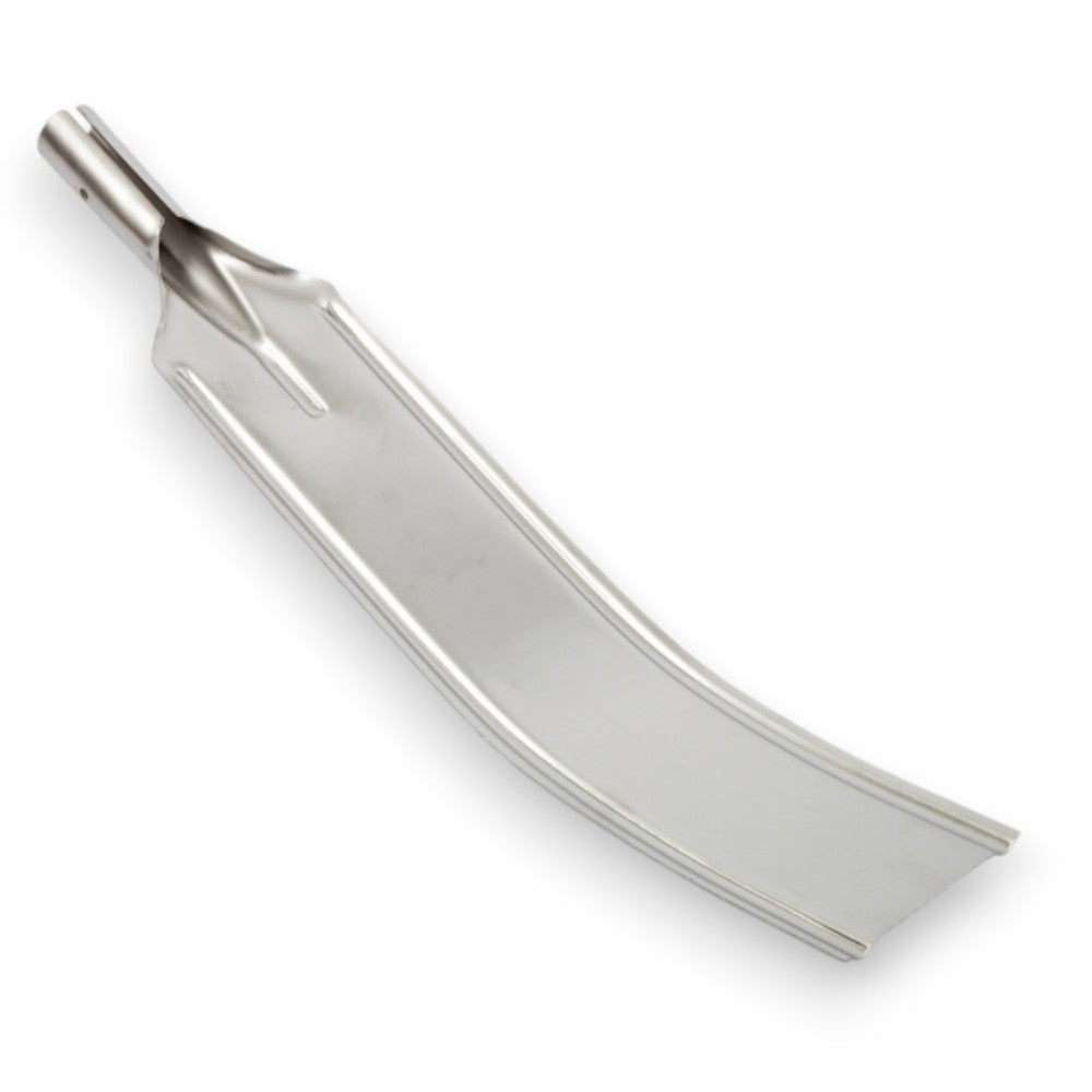 Pala rimuovi brace in acciaio per forni 35x8 cm