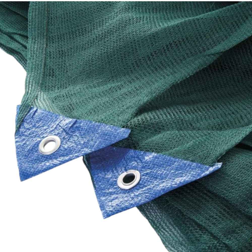 Filet lourd de récolte d'olives anti-épines en feuilles - 6x6 m avec coupe en deux